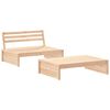 vidaXL Set Salotto da Giardino 2 pz in Legno Massello di Pino