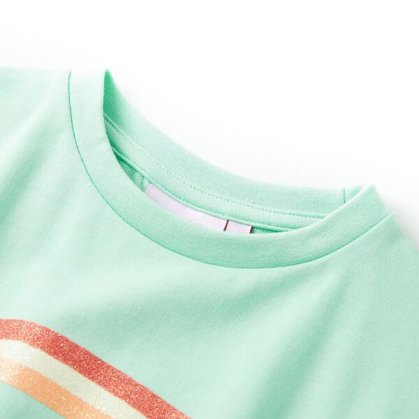 Abito da Bambina con Coulisse Verde Brillante 140