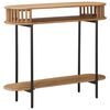 vidaXL Tavolino fatto a mano Marrone Teak 90 x 30 x 75 cm