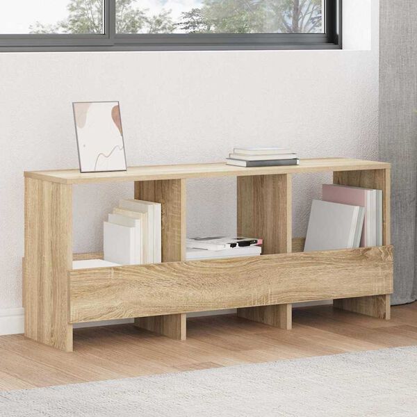 vidaXL Scaffale per riviste Rovere Sonoma 102 x 30 x 45 cm