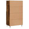 vidaXL Credenza Rovere Fumo 60x36x110 cm in Legno Multistrato