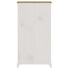 vidaXL Libreria a 4 Ripiani Pino Messicano Corona Bianco 80x29x150 cm