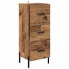 vidaXL Credenza Legno vecchio 34,5 x 34 x 180 cm Legno multistrato
