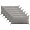 vidaXL Federa 6 pcs HEERLEN Grigio Chiaro 40 x 70 cm corduroy
