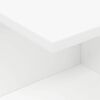vidaXL Comodino Bianco 40 x 30 x 25 cm Legno multistrato
