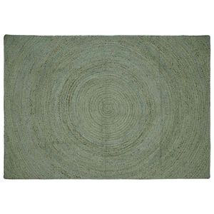 vidaXL Tappeti per area Verde Oliva 160 x 230 cm Juta