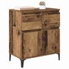 vidaXL Credenza con cassetto Legno vecchio 60 x 35 x 70 cm