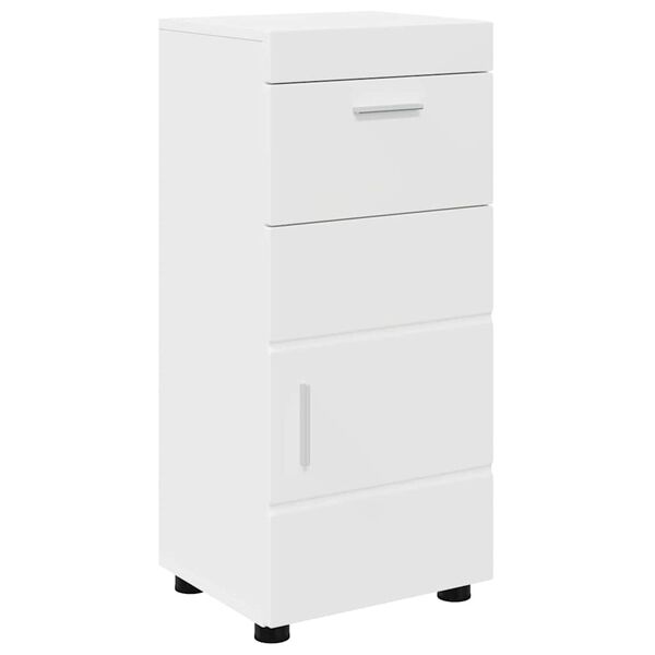 vidaXL Set di Armadi da Bagno TULUM Bianco 37 x 31,5 x 82 cm
