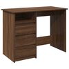 vidaXL Scrivania Rovere Marrone 102x50x75 cm in Legno Multistrato