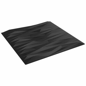 vidaXL Pannelli da parete 24 pcs Pietra Nera 50 x 50 cm Schiuma XPS