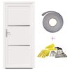 vidaXL Porta Frontale Bianco 88 x 200 cm PVC