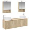 vidaXL Set di Armadi da Bagno 5 pz Rovere Sonoma Legno ingegnerizzato