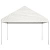 vidaXL Gazebo con Tetto Bianco 20,07x4,08x3,22 m in Polietilene