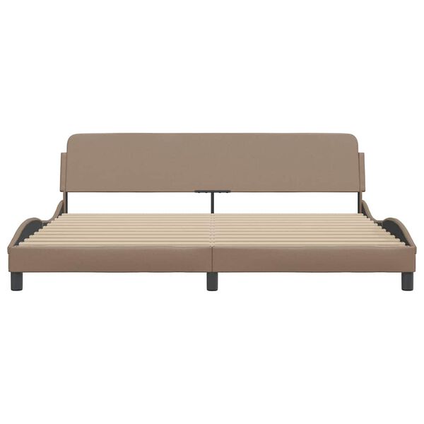 vidaXL Giroletto Dover Cappuccino 200x200 cm in Similpelle