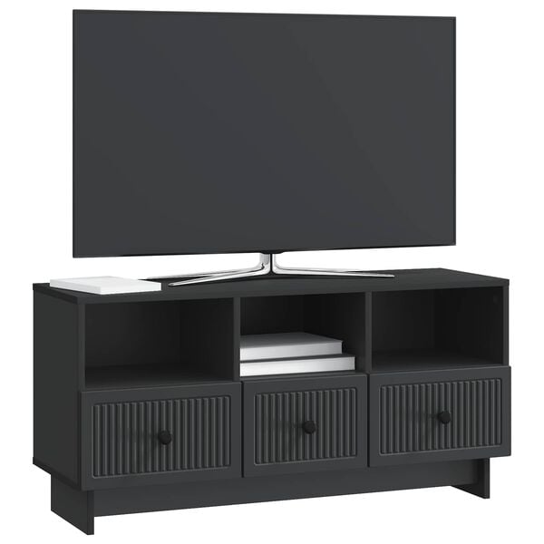 vidaXL Mobile TV Nero 102 x 34,5 x 50 cm Legno ingegnerizzato