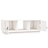 vidaXL Tavolino da Salotto Bianco 100x50x35 cm Legno Massello di Pino