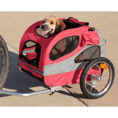 PetSafe Rimorchio da Bici per Cani Happy Ride M Rosso