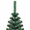 vidaXL Albero di Natale artificiale con luci integrate Verde 120 cm