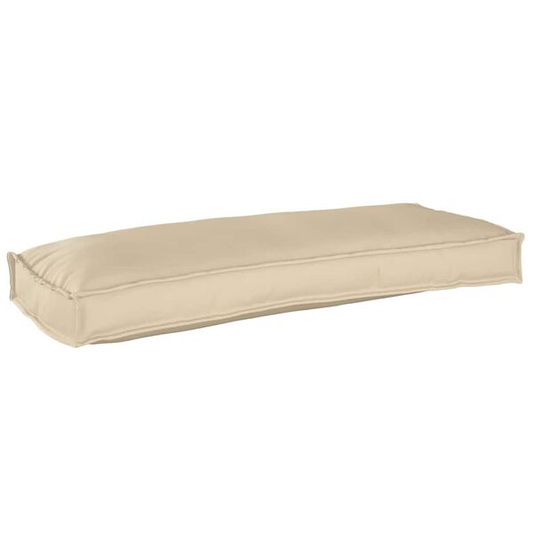 vidaXL Cuscino Beige 100 x 40 x 8 cm Tessuto Oxford
