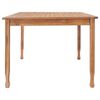 vidaXL Set da Pranzo da Giardino 7 pz in Legno Massello di Teak