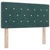 vidaXL Testiera Verde Scuro 100 cm Velluto