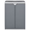 vidaXL Pattumiera a 2 Ante Grigia 65x45x88 cm in PP