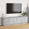 vidaXL Mobile TV Grigio Sonoma 180 x 38 x 49 cm Legno multistrato