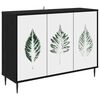 vidaXL Credenza HANAU Rovere Nero 102 x 33 x 76 cm