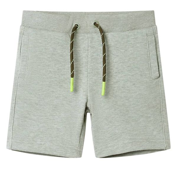 Pantaloncini per Bambini con Coulisse Cachi Chiaro M&eacute;lange 92