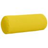 vidaXL Cuscini a rullo 2 pcs Giallo Chiaro Ø 25 x 70 cm Tessuto