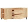 vidaXL Tavolino Salotto Rovere Sonoma 102x44,5x50 cm Legno Multistrato