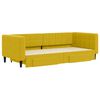 vidaXL Divano Letto Estraibile con Cassetti Giallo 90x200cm in Velluto