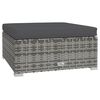 vidaXL Set Divani da Giardino 6 pz con Cuscini in Polyrattan Grigio