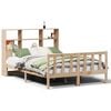 vidaXL Letto Libreria senza Materasso 140x200 cm in Legno di Pino