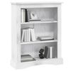 vidaXL Libreria a 3 Ripiani Pino Messicano Corona Bianco 81x29x100 cm