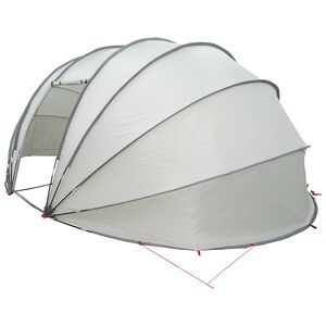 vidaXL Tenda da piscina a cupola 538 x 440 x 204 cm Grigio