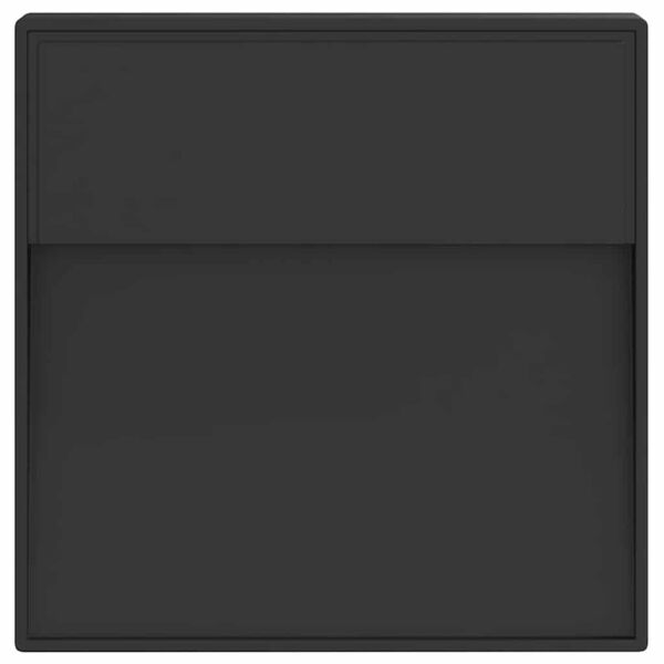 vidaXL Applique per Esterni con LED Nera in Alluminio Pressofuso