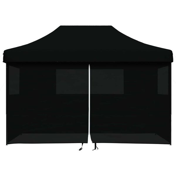 vidaXL Tenda Party Nero 279 x 410 x 315 cm Tessuto Oxford