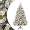 vidaXL Albero di Natale artificiale 180 cm 300 LED Bianco caldo