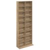 vidaXL Mobile per CD Rovere Artigianale 65 x 23,5 x 175 cm