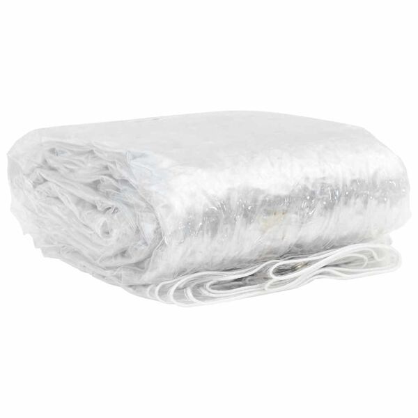 vidaXL Telone Trasparente con Occhielli 1x5 m in PVC