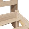 vidaXL Letto Libreria senza Materasso 135x190 cm in Legno di Pino