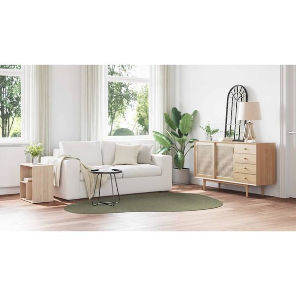 vidaXL Tappeti per area HUARTE Verde foresta 160 x 230 cm Poliestere