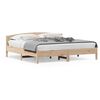 vidaXL Giroletto senza Materasso 200x200 cm in Legno Massello di Pino