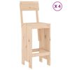 vidaXL Set Bar da Giardino 5 pz in Legno Massello di Pino