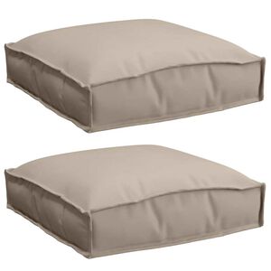 vidaXL Cuscino 2 pcs Talpa 40 x 40 x 8 cm Tessuto Oxford