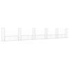 vidaXL Cesto Gabbione a U con 6 Pali in Ferro 620x20x100 cm