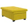 vidaXL Divano letto Giallo 194 x 67 x 82 cm Velluto