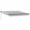 vidaXL Tenda retrattile Grigio Chiaro 350 x 250 cm