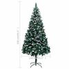 vidaXL Albero di Natale Artificiale con LED e Set di Palline e Pigne 240 cm